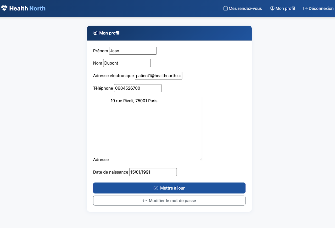 Mon Profil Health North